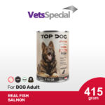 Top Dog Adult Real Fish Salmon / Lamb Makanan Anjing Dewasa 415g
