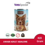 Awabi Abalone Wet Food Dog & Puppy Makanan Basah Anjing Premium 415gr