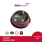 Pet Bowl Stainless Steel - Vets Special