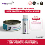 Paket Penyembuhan Luka Bacterial / Fungal Kulit - Vets Special Skin and Coat + Ultracalm - Image 4